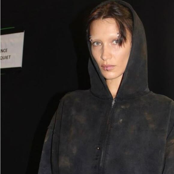 Balenciaga 2023 mud show hoodie SS23 Runway Distressed muddy S small oversized - Picture 15 of 16